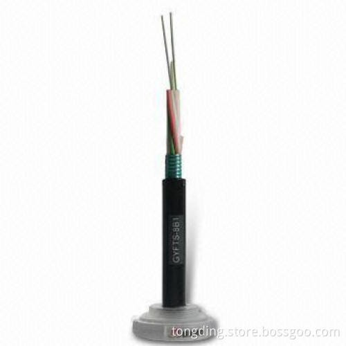 Cable with Non-metallic (FRP) CSM and Armored by Steel Tape, for Aerial or Duct Installation